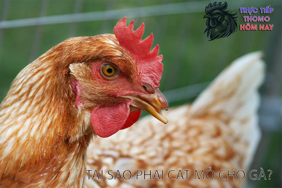 Lý do tại sao phải cắt mỏ cho gà? TRUCTIEPTHOMOHOMNAY