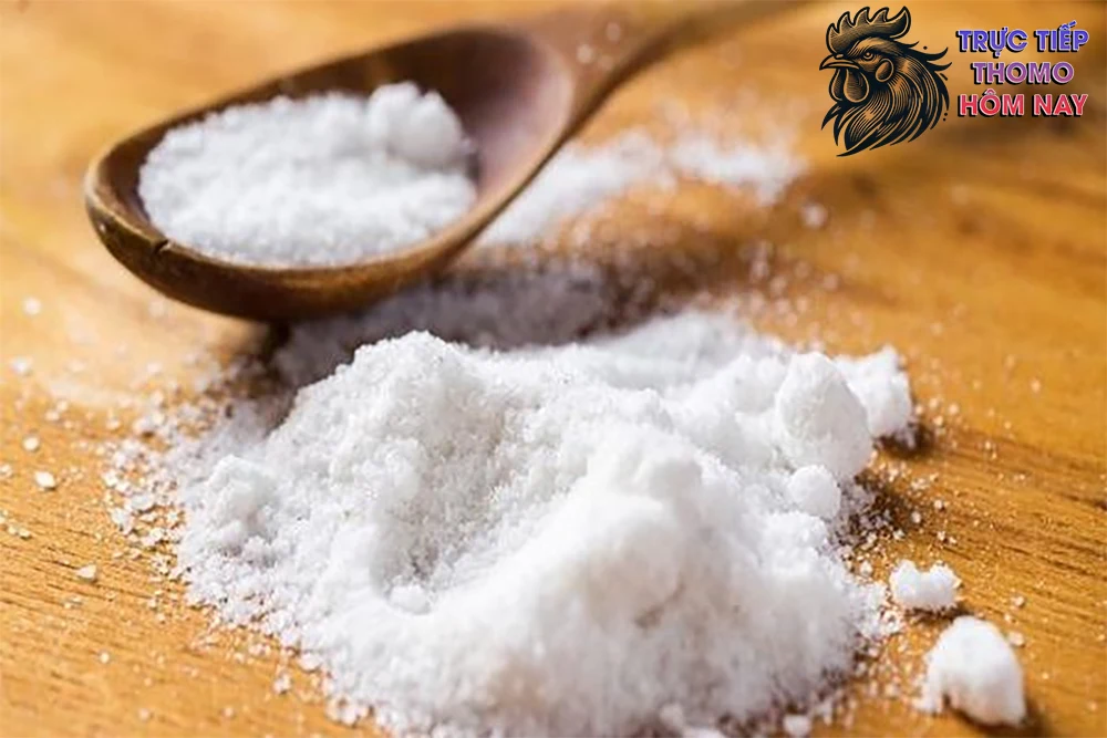 Muối tinh khiết (muối biển hoặc muối i-ốt) và nước sạch.